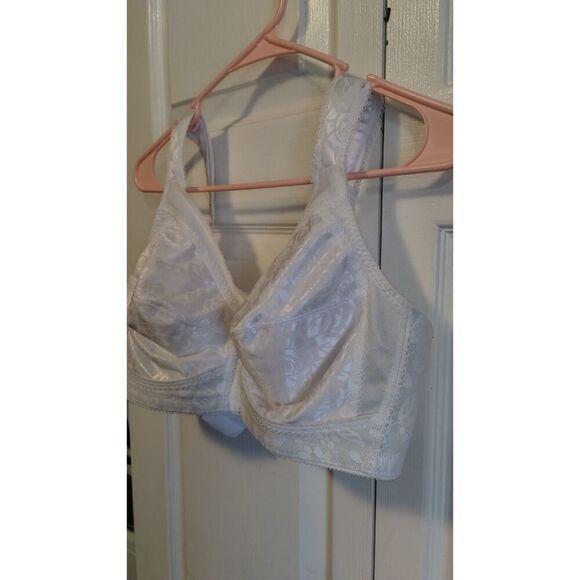 Playtex Women's 18-Hour 40C Back Close White Bra‎ - Picture 4 of 4